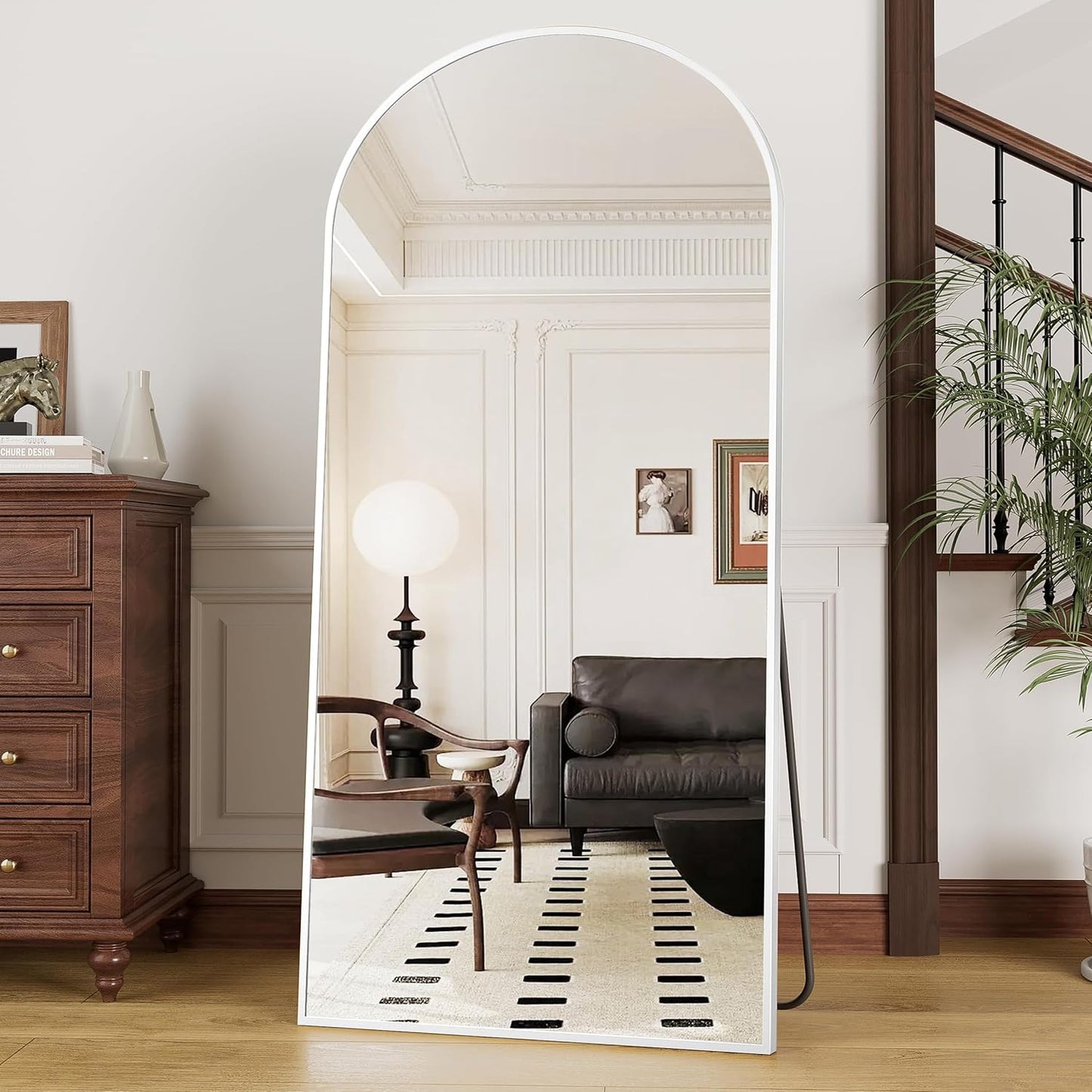Full Length Mirror with Stand, 70"×26" Hanging, Leaning or Standing Mirror, Wall-Mounted Full Body for Bedroom, Living Room, Dressing Room Home Decor - Gold